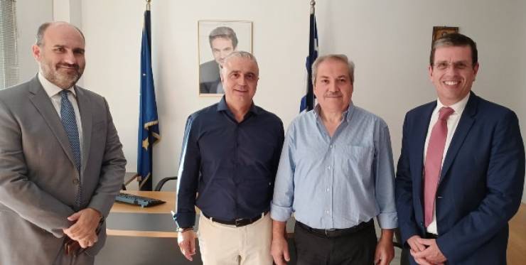 Επίσκεψη στα γραφεία της ΝΔ Ημαθίας πραγματοποίησαν Καιρίδης και Μαρκόπουλος, συνοδευόμενοι από τον Λάζαρο Τσαβδαρίδη