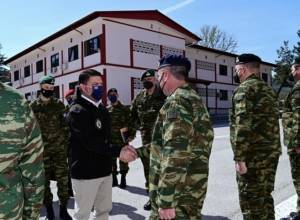 Στην Αλεξάνδρεια και τη Βέροια ο Νίκος Χαρδαλιάς - Συνέχεια επισκέψεων σε Σχηματισμούς και Μονάδες Στρατού