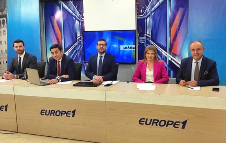 Η Φανή Γιωτάκη στην εκπομπή “Μιλάμε πολιτικά” του EUROPE 1