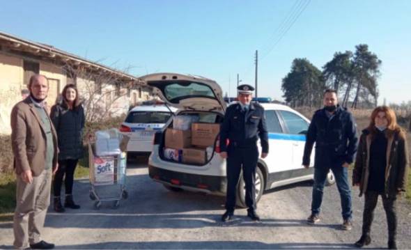 Ευχαριστήριο από το Κοινωνικό Παντοπωλείο του Δήμου Αλεξάνδρειας προς το προσωπικό των Αστυνομικών Μονάδων της Περιοχής για την πολύτιμη Χριστουγεννιάτικη προσφορά τους