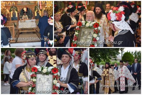 Πανηγυρίζει ο Ι.Ν. Αγίων Κων/νου &amp; Ελένης Λουτρού - Λιτανεία των Ιερών Εικόνων