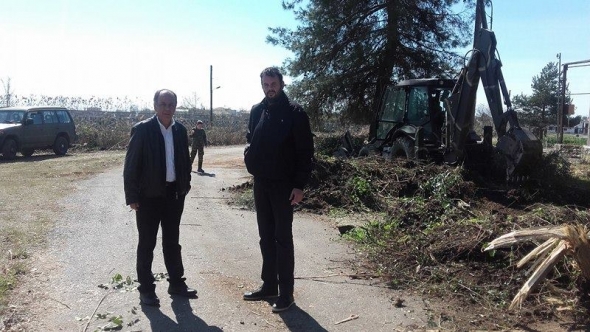 Το ανενεργό στρατόπεδο 722 Τ/ΜX στην Αλεξάνδρεια επισκέφτηκε ο Βουλευτής του ΣΥΡΙΖΑ Ημαθίας Χ. Αντωνίου
